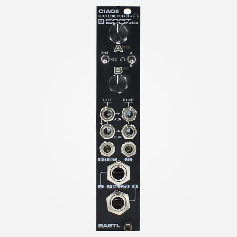 Bastl Instruments CIAO!! V2 Eurorack Stereo Mixer and Balanced