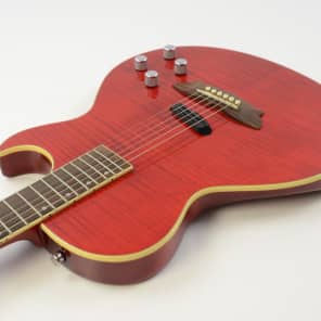 Washburn Sammy Hagar Red Rocker RR-100 Trans Red Acoustic/Electric w/OHSC image 10