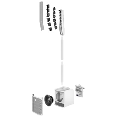 Electro-Voice EVOLVE 30M Compact Column Loudspeaker System with Onboard Mixer, DSP and FX (White) image 10