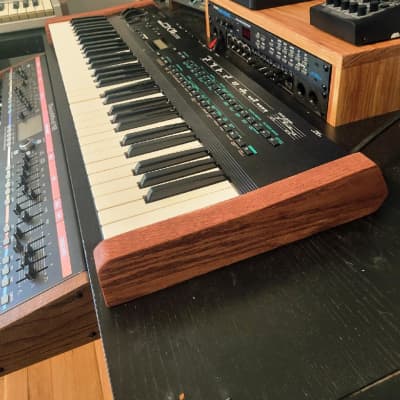 Custom Oak Side Panels for Yamaha DX11
