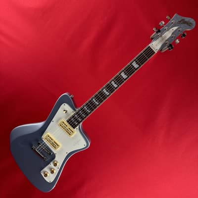 [USED] Baum Guitars Wingman Limited Series Electric Guitar w/Hardshell Case, Skyline Blue (See Description) for sale