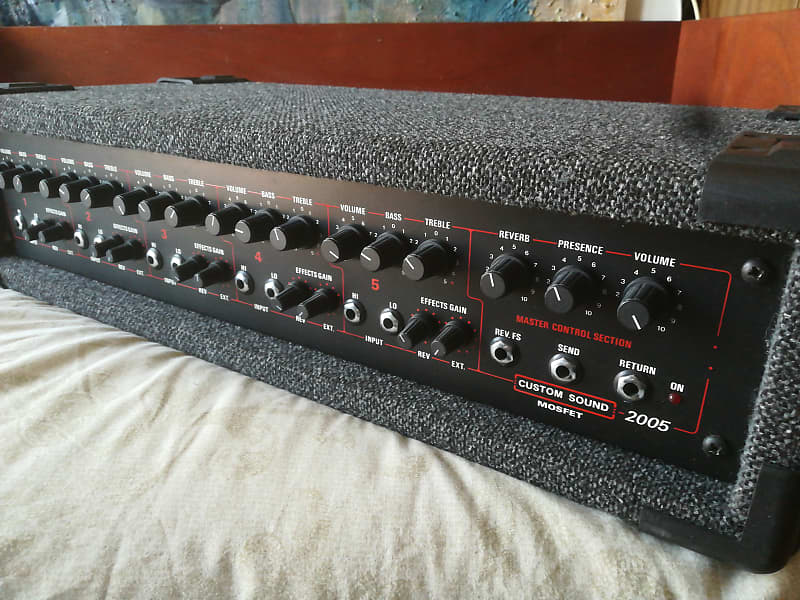 Custom sound 2005 mosfet preamp mixer amplifier with reverb Reverb