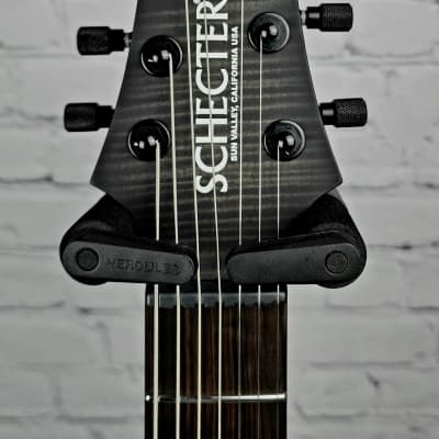 Schecter USA Signature Keith Merrow KM-7 Mk III Pro Electric Guitar Trans Black Pearl image 6