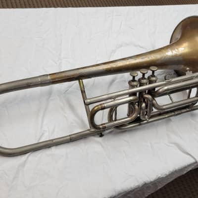 Paris, Valve Trombone, most likely made by Gautrot/Couesnon, Circa 1880 - 1890's image 6