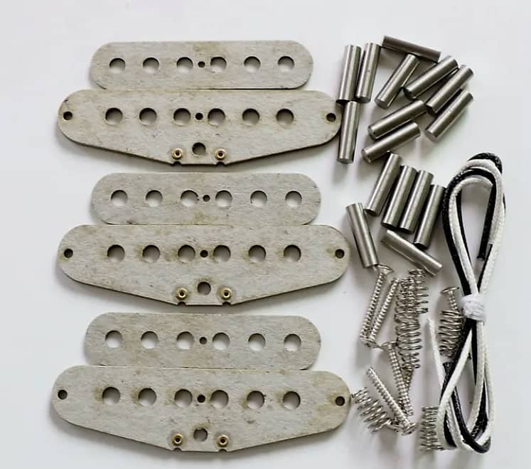 Tone Tribe 3sets/Pack Grey Fiber Plate Flatwork Strat Guitar Reverb
