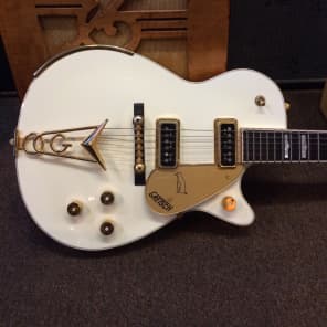 1994 Gretsch Penguin Penguin 1994 White with gold sparkle image 7