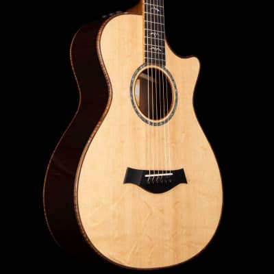 Taylor Custom 12-Fret Grand Concert Bear Claw Sitka Spruce Top Acoustic-Electric Natural image 3