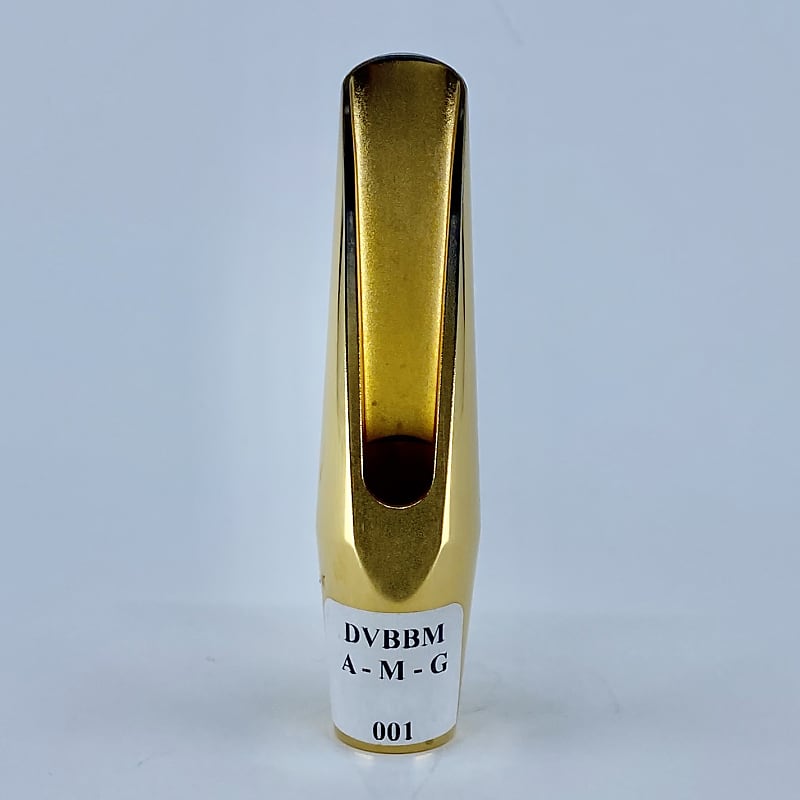Vintage Rovner® Deep V Alto Sax Mouthpiece Gold Plated Reverb