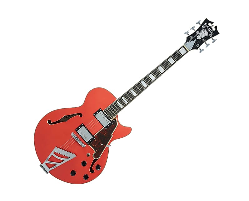D'Angelico Premier SS w/ Stairstep Tailpiece - Fiesta Red image 1