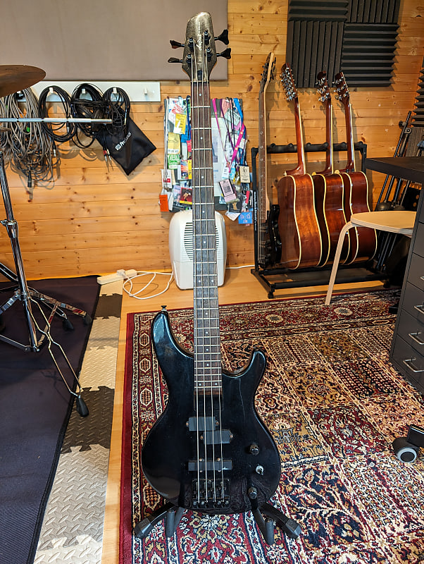 Aria Pro 2 Bass 1980s Black Gloss Reverb UK