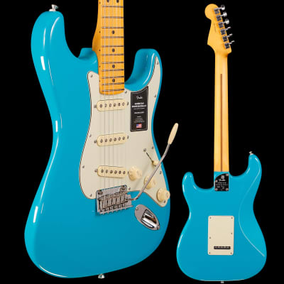 Fender American Professional II Stratocaster, Maple Fb, Miami Blue 7lbs  13.7oz image 1