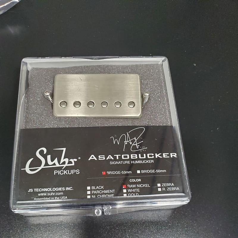 Suhr Asatobucker raw nickel