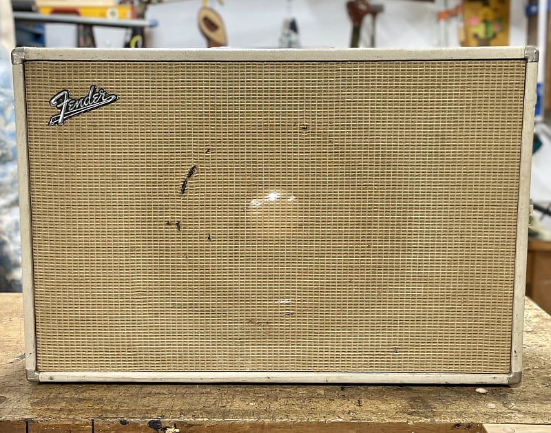 Vintage 1963 Fender Showman Tone-Ring 1x15" cabinet image 1