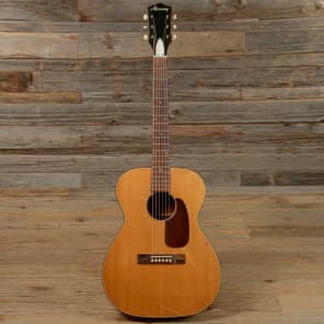 Harmony Acoustic Natural (Set up for slide) 1960s image 4