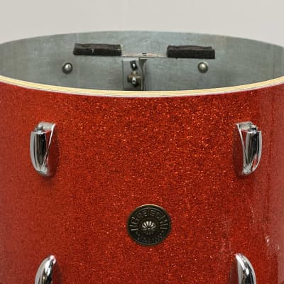 Gretsch 22/13/16" 60's Round Badge Name Band Drum Set - Tangerine Sparkle image 22