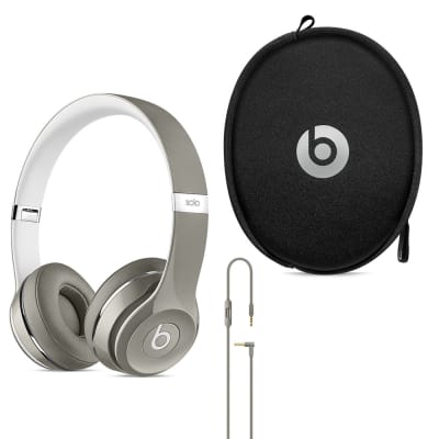 Beats by Dr. Dre Solo2 On-Ear Wired Headphones (Luxe Edition) in Silver image 2