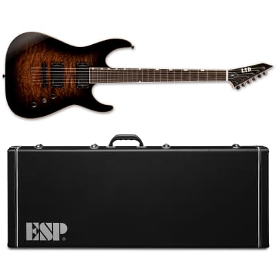 ESP LTD JM-II Josh Middleton Black Shadow Burst Electric Guitar + Hard Case JMII KOREA! + FREE ESP LEATHER STRAP! for sale