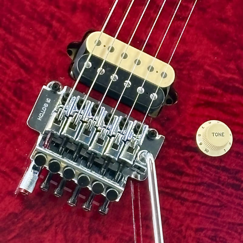 90's Translucent RED CUSTOM EBMM EVH Van Halen Tribute AXIS