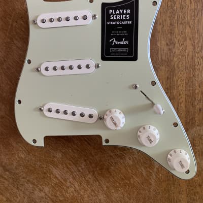 Fender Player Series Stratocaster Loaded Pickguard and Tremolo Plate in Mint image 4