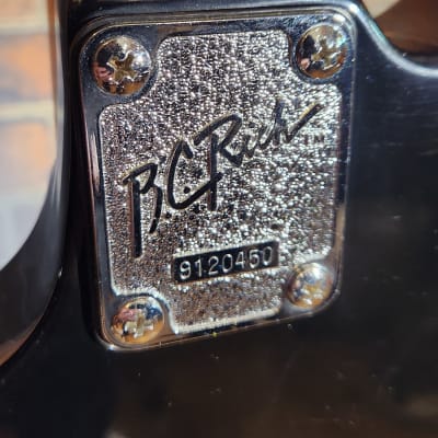 B.C. Rich Bronze Series Warlock Black image 20