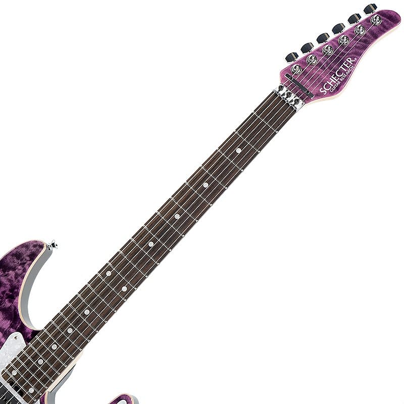 SCHECTER SD-2-24-AL (See-Thru Purple/Rosewood) -Made in