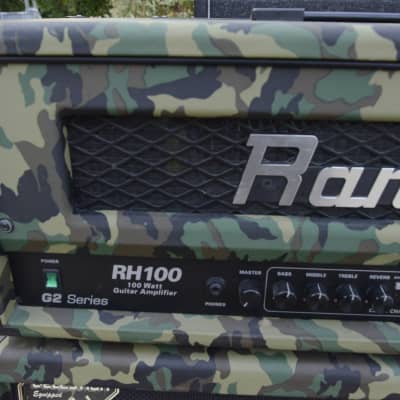 NEW Randall RH100 Amp Head Dimebag Darrell Pantera Camo 4x12 Cab Dime Half Stack RG100 Warhead NOS image 5