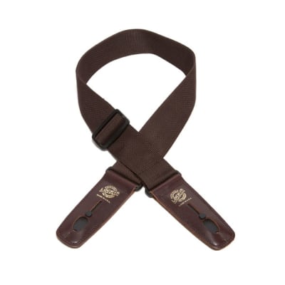 Lock-It 2" Brown Nylon Strap with Brown Ends