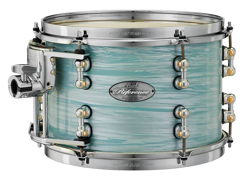 Pearl Music City Custom 15"x13" Reference Pure Series Tom ICE BLUE OYSTER RFP1513T/C414 image 1