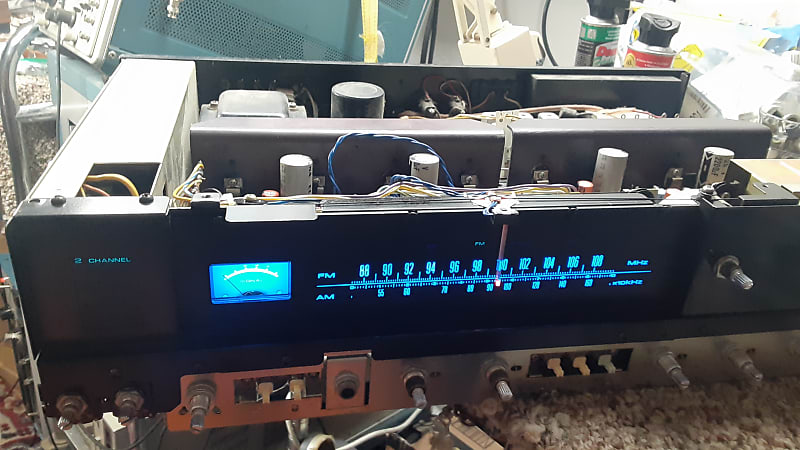 Pioneer QX-646 1975 Silver/Walnut Recapped & LEDs | Reverb