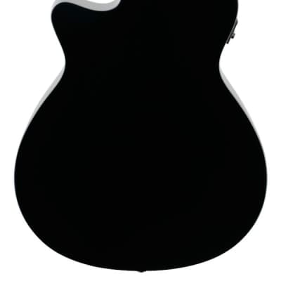 Ibanez AEG5012 Acoustic Electric Guitar Black image 6