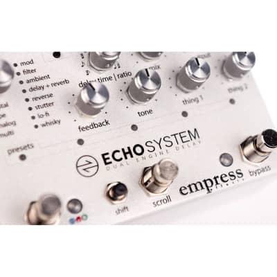 Empress Effects Echosystem Dual Engine Digital Delay Reverb Guitar Effects Pedal image 4