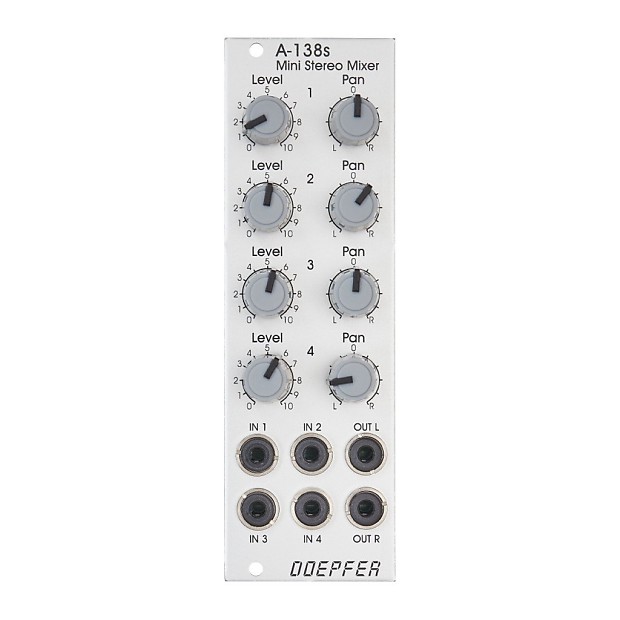 Doepfer A-138s Mini Stereo Mixer image 1