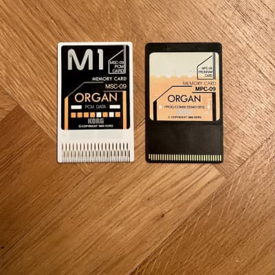 Korg MSC-9S Organ card set for Korg M1 series