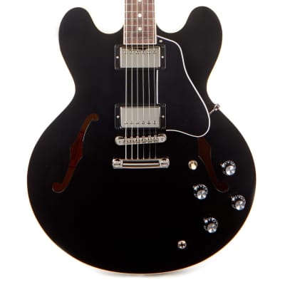 Gibson ES-335 Semi-Hollow Electric Guitar - Vintage Ebony image 1