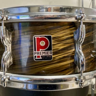 PREMIER 'ROYAL ACE' SNARE, 14" X 5.5", LATE ‘60S – EARLY ‘70S, MAHOGANY DUROPLAST image 1