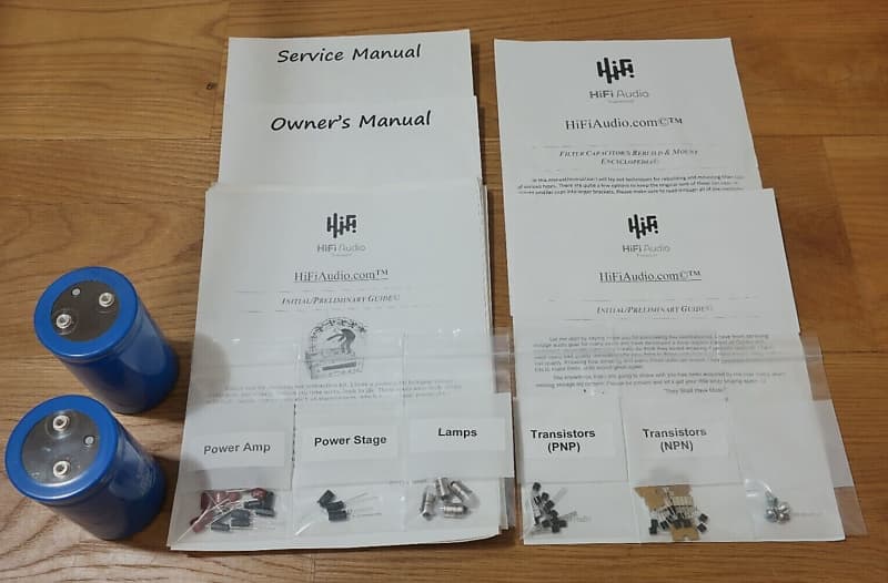 Marantz 250 restoration kit filter capacitor repair rebuild fix  			