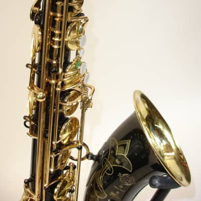 1995 Selmer Super Action 80 Series II Black Lacquer Tenor Saxophone w/ Case image 3