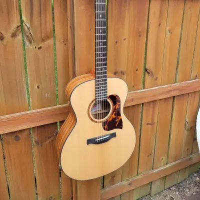 2021 Burleigh Guitars Grand Concert Flattop Acoustic Guitar Handbuilt In VA Beautiful Guanacaste B/S for sale