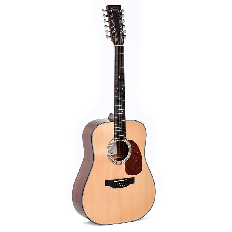 Sigma DM12-1ST+ Solid Spruce Top / Layered Mahogany 12-String Dreadnought Acoustic Guitar image 1