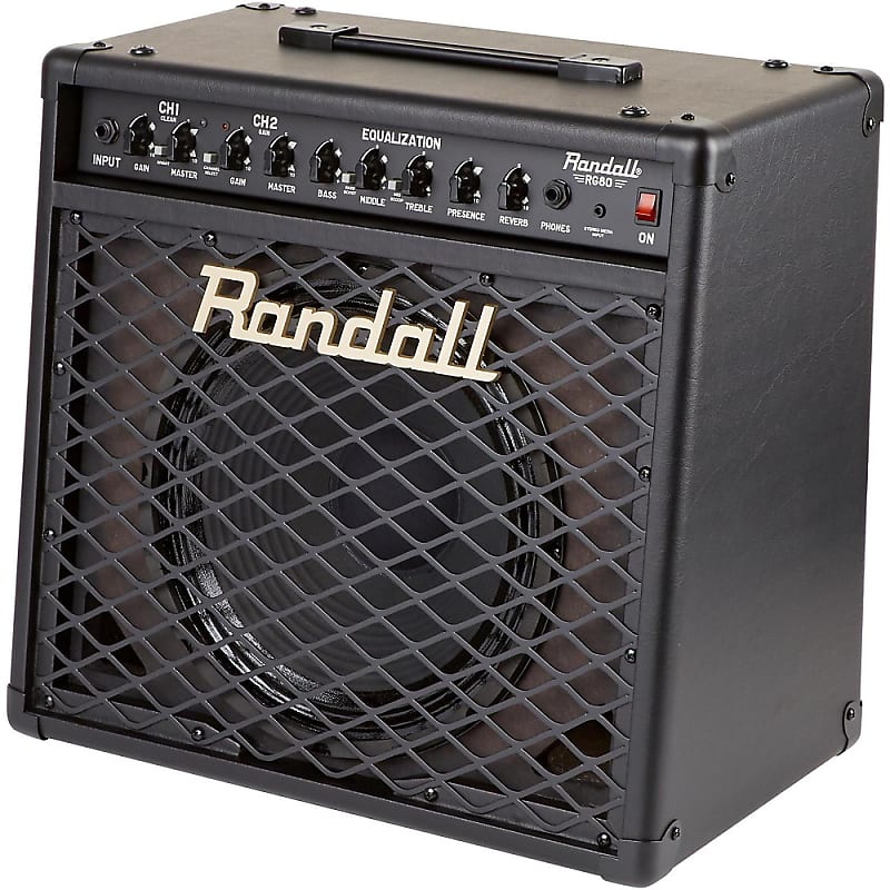 Randall RG80 Fetsolid State 80W 2 Ch Combo 12-Inch Guitar Combo w/Foot-switch - (B-Stock) image 1