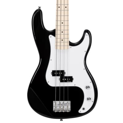 Glarry GP Ⅱ Upgrade Electric Bass Guitar Black image 4