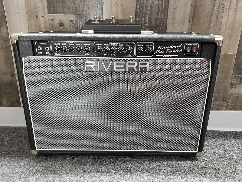 2004 Rivera Hundred Duo 12 Tube Combo Amp With Footswitch Reverb