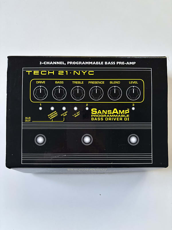 Tech 21 Sansamp Programmable Bass Driver