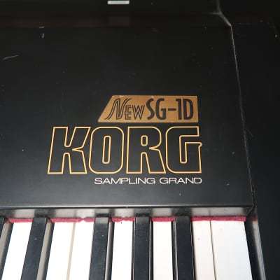 Korg SG-1D Sampling Grand stage piano, 1987-ish • Still a killer performance piano / MIDI controller.