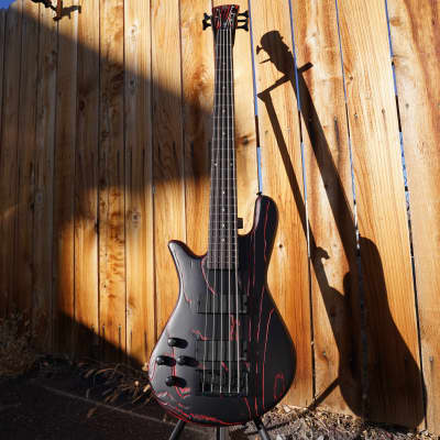 Spector NS Pulse-5 Cinder Red Left Handed 5-String Electric Bass Guitar w/ Gig Bag image 2