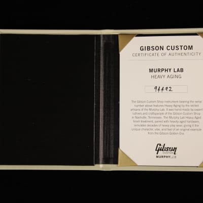 Gibson Custom Murphy Lab 1959 Les Paul Standard Heavy Aged - GLF (#492) image 18