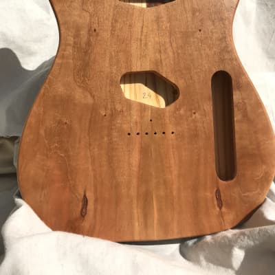 Slow Train Guitars solidbody chambered Telecaster®-style book-matched cherry on two-piece pine 2022 image 1