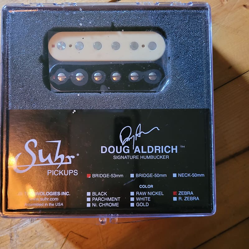 Suhr Doug aldrich bridge pick up 53mm 2023 - Zebra