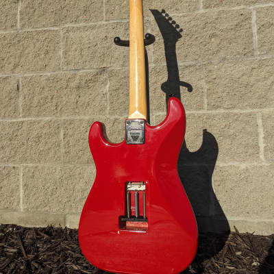 Charvel Model 3 HSS with Rosewood Fretboard 1980s - Red image 6