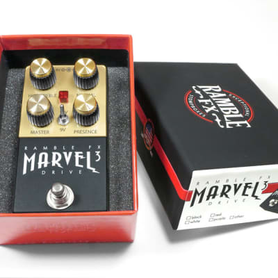 Ramble FX Marvel Drive 3 -- Marshall plexi based distortion. Amp-like JFET circuit image 3